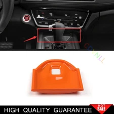For Honda HR-V Vezel 16-2022 Bright Orange Console Cigarette Lighter Panel Trim