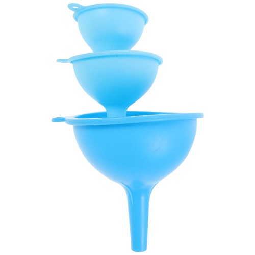 3 Pcs Set Di Imbuto in Silicone Imbuti Da Cucina Per Riempire Le Bottiglie