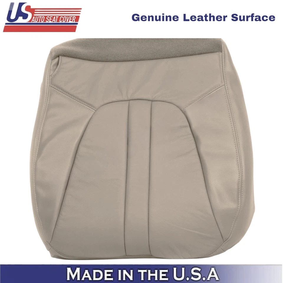 Cubiertas de asiento delanteras de cuero pergamino para Ford Expedition Eddie Bauer 2000-2002 Foto 2 de 4