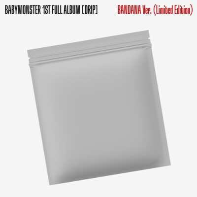 BABYMONSTER DRIP 1st FULL ALBUM BANDANA Ver Limited Edition QR+