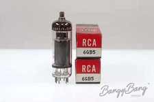 2 Vintage RCA 6GB5/EL500 Output Beam Tetrode  Audio Vacuum Tube Valve- Bangybang