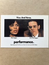 Mick Jagger Performance At Trans-Lux East 3rd Ave. Theater, New York Postcard