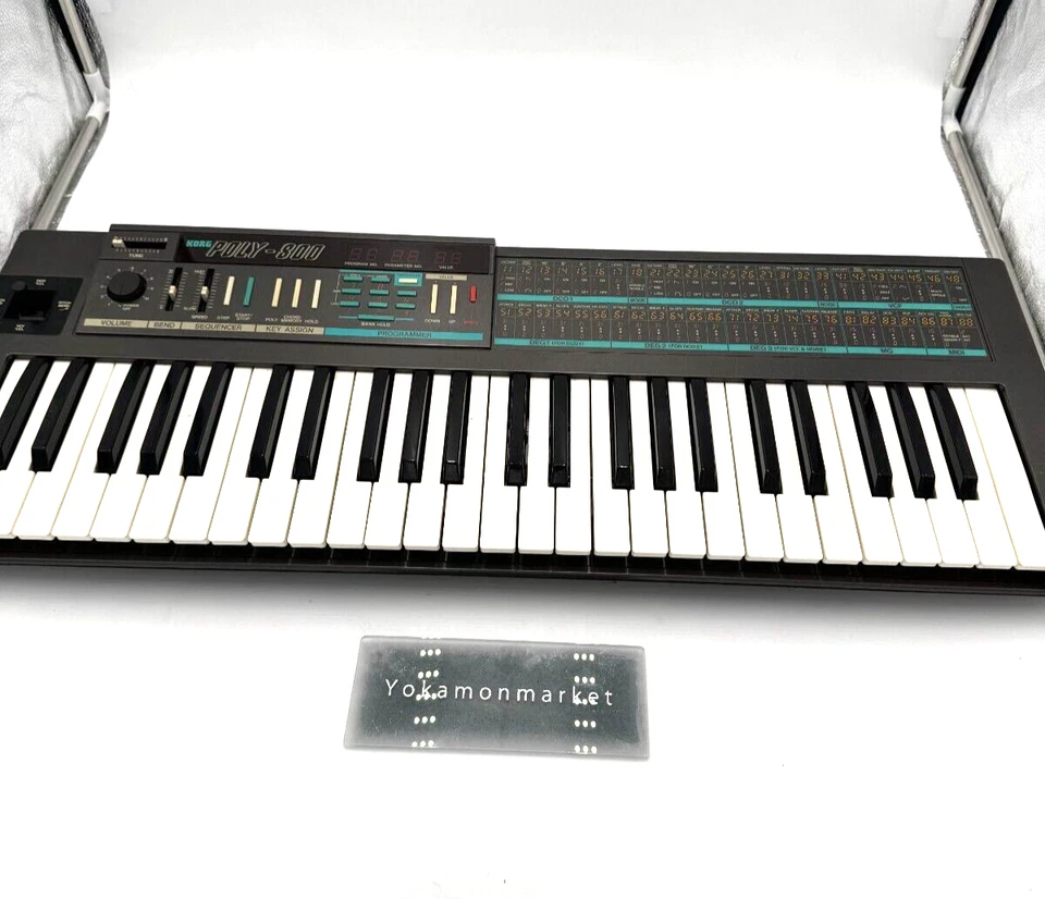 Korg Poly-800 Analog Synthesizer KeyBoard Music Excellent AC100V - Image 3 of 4