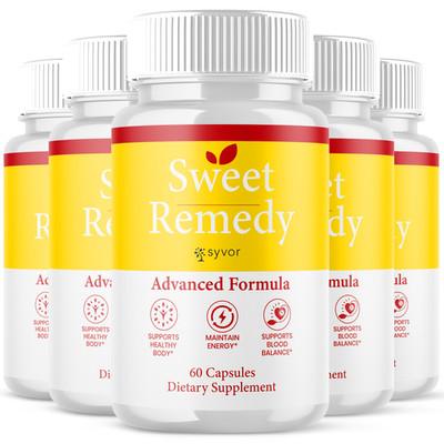 (5 Pack) Sweet Remedy Advanced Blood Support Supplement SweetRemedy 300 Capsules