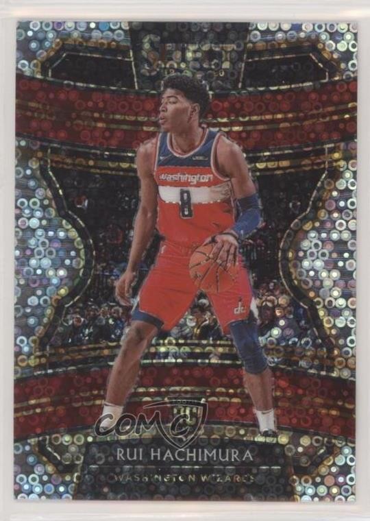 2019-20 Panini Select Concourse Hybrid Disco Prizm Rui Hachimura #51 kq9