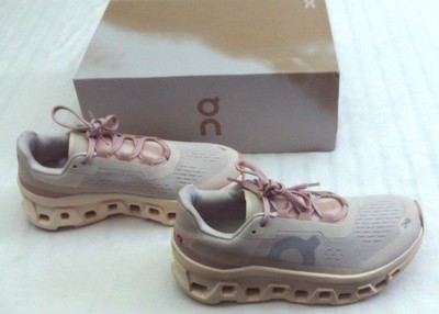 On Cloud EU 37 Damen Sneakers Cloud Monster Creme/Rosé Laufschuhe