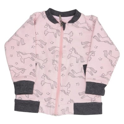 PPHU MROFI, Trainingsjacke, Mädchen, Größe: 80, P.P.H.U. MIROFI, Pink/Grau #U5q