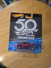 Hot Wheels 2018 50th favorites 55 Chevy Bel-Air Gasser in purple