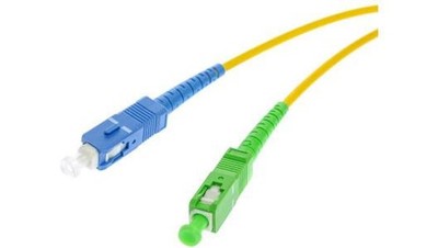 5902887070815 PATCHCORD ŚWIATŁOWODOWY SM SC/UPC-SC/APC SIMPLEX 1m OPTIX