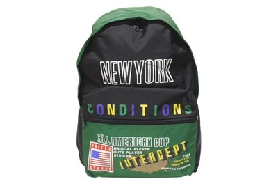 Import duty included for US buyers  Diesel Kids Rucksack Backpack Green & Black