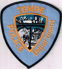 old style Tempe Police, Arizona patch