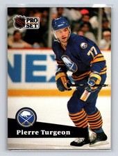1991-92 Pro Set - Pierre Turgeon #15 Buffalo Sabres Hockey Card
