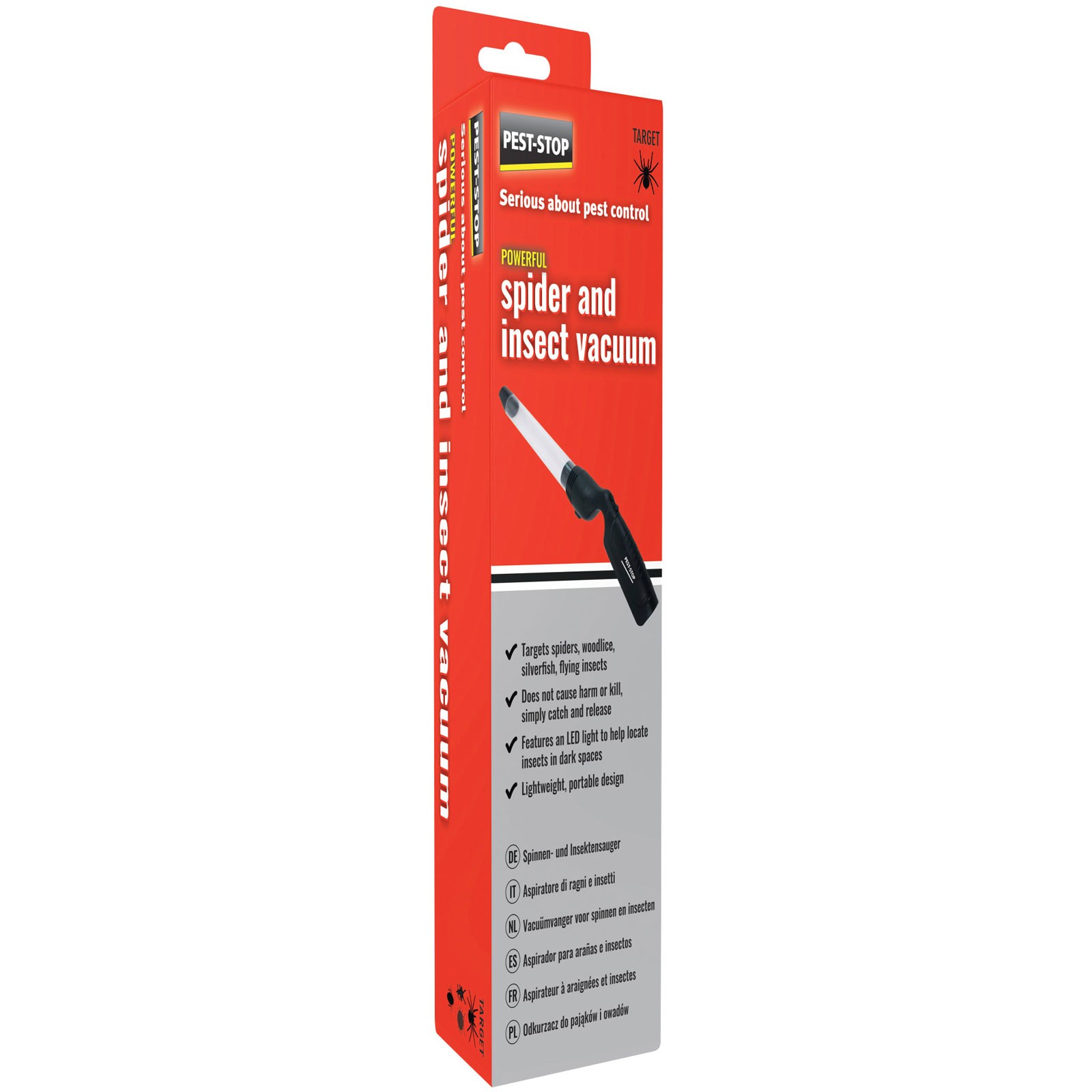 Pest-Stop Spider and Insect Vacuum - Chemical Free Solution - Lightweight - Portable - User Friendly - No Harm or Kill - 43cm Device Length - Image 3
