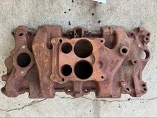 1968-70 Chevy Intake Manifold 3927184 Cast Iron Quadrajet Small Block 327 350 1968-70 Chevy Intake Manifold 3927184 Cast Iron Quadrajet Small Block 327 350
