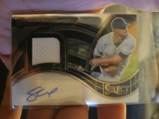 2022 Panini Select Baseball Shane McClanahan Rookie Relic Auto /299 Rays