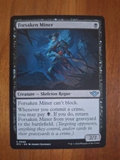 Forsaken Miner OTJ 088 Uncommon Outlaws of Thunder Junction NM MTG