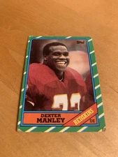 1986 Topps #180 Dexter Manley Washington Redskins Football Card