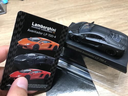 Kyosho - Lamborghini MiniCar 4 - Aventador LP 700-4 Negro 1/64 - Mini Car - R11 - Imagen 10 de 10