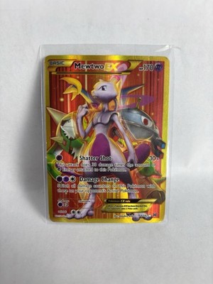 Mewtwo EX (164 Secret Full Art) 164/162 Breakthrough Holo MP RARE