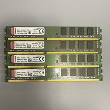 Lot of (4) Kingston 8GB PC3-12800 DDR3-1600MHz Non-ECC Memory KCP316ND8/8