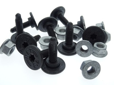 20X Torx T30 Screws Bumper Lock Nut M6 For Alfa Romeo Fiat Lancia
