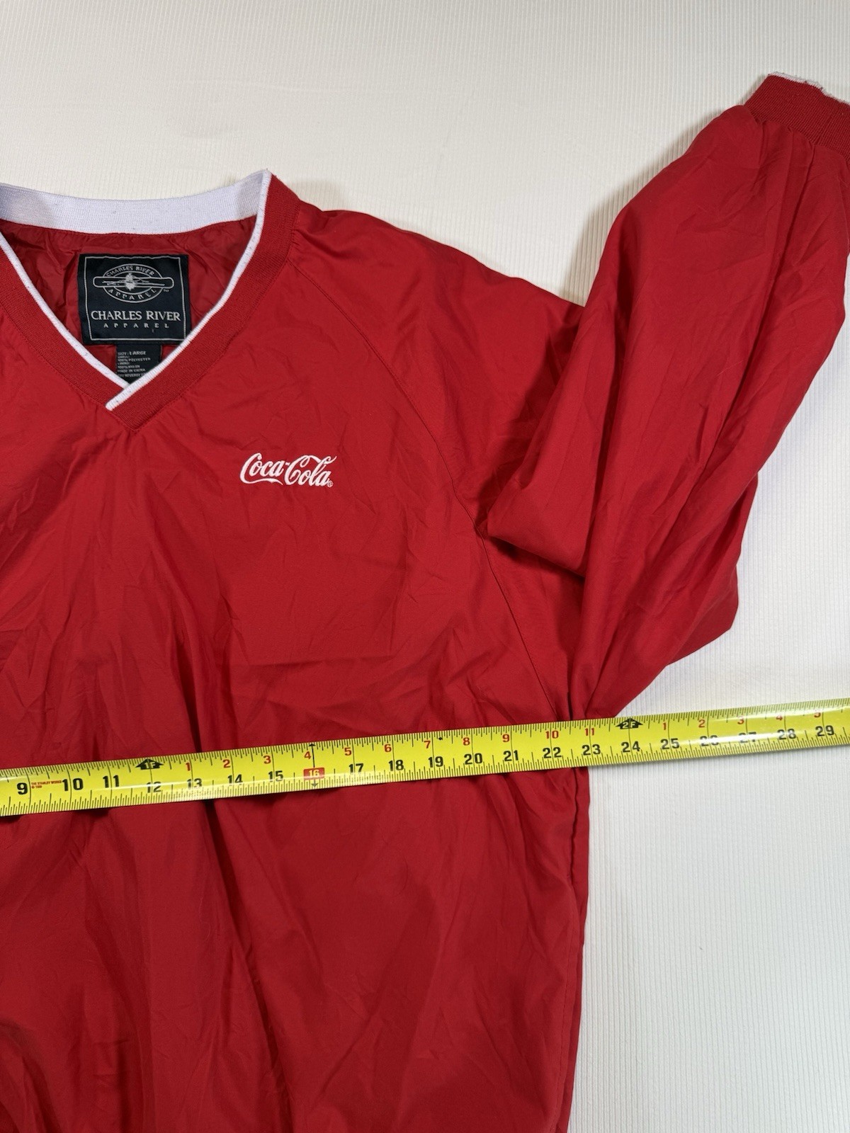 Coca-Cola Charles River Pullover Windbreaker Jack… - image 4