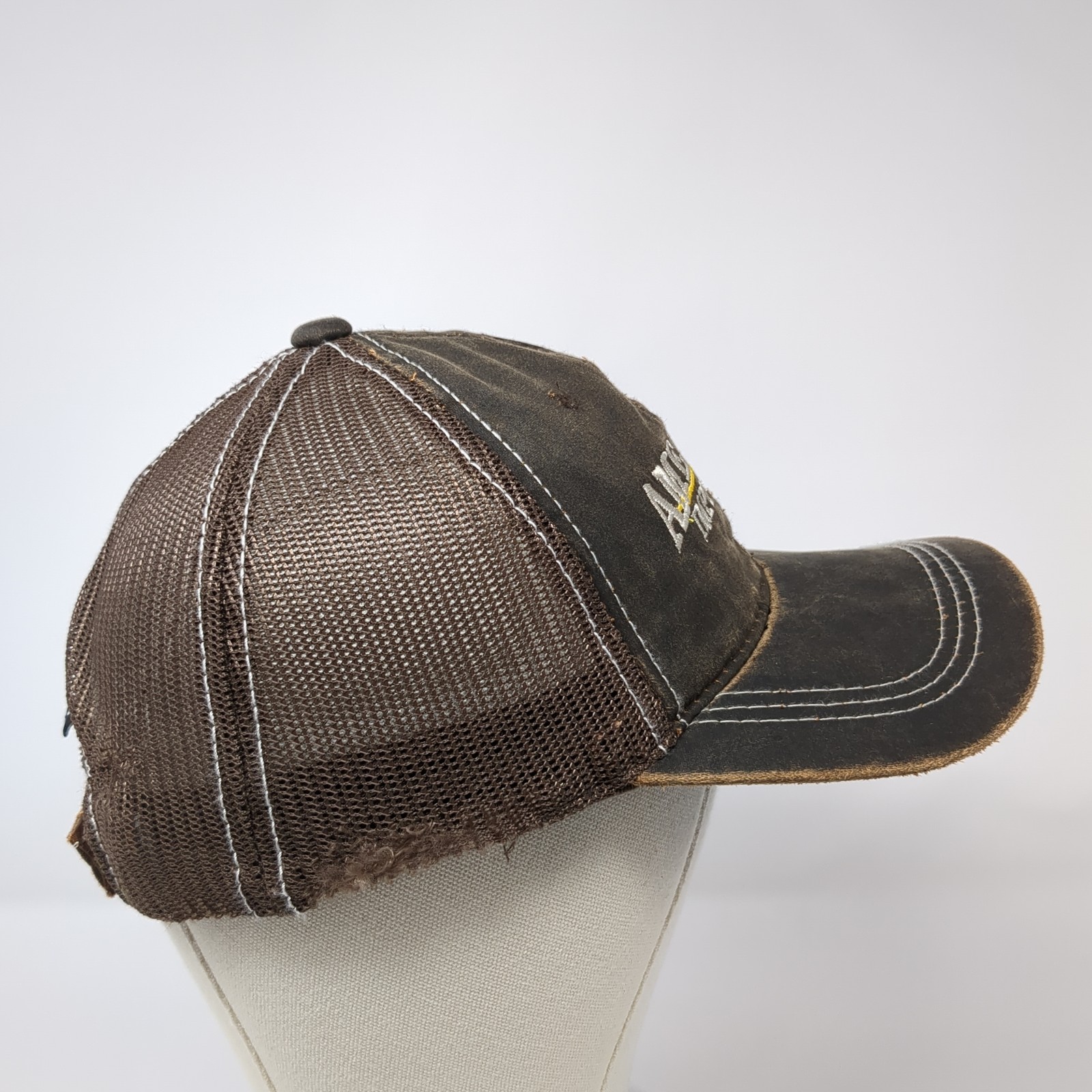 American Implement Strapback Trucker Hat Brown On… - image 5