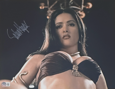 #ad Salma Hayek Authentic Signed 11x14 Photo BAS Beckett Witnessed $198.98