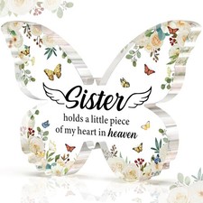 Sympathy Gift for Loss of Sister, Memorial Gifts clear