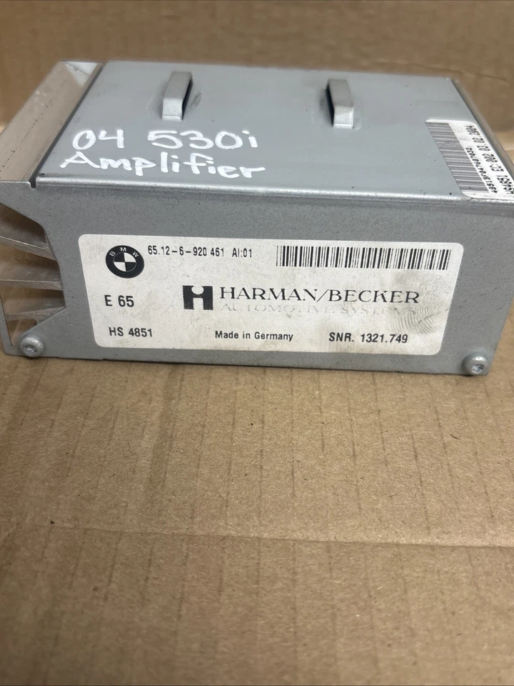 Amplificador BMW 530i 2004 65.12-6-920461 - Imagem 4 de 4