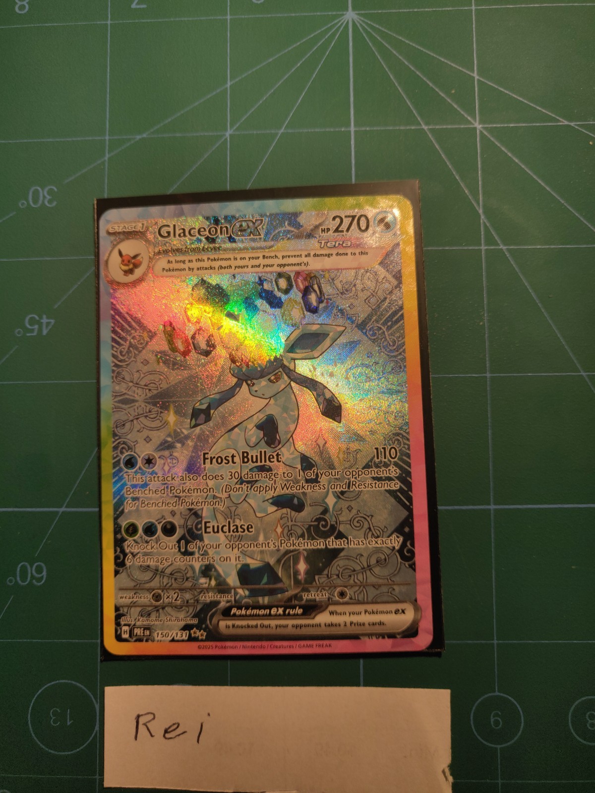 Glaceon EX Sir 150/131 Prismatic Evolutions NM