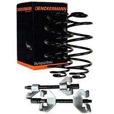 2x DENCKERMANN D700632 Fahrwerksfeder + Federspanner für DACIA