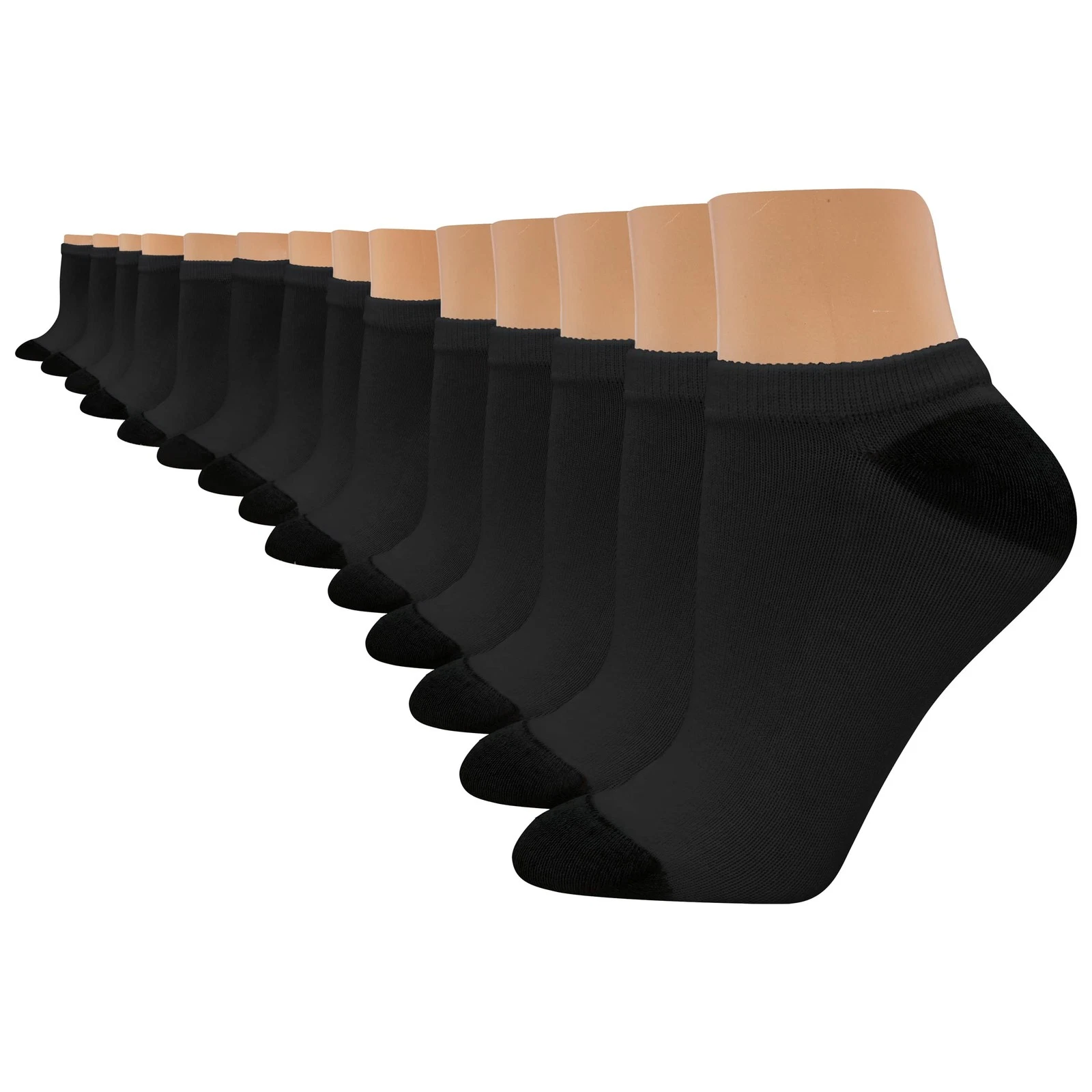 Hanes Women s Crew Ankle and No Show Moisture Wicking Cushioned Athletic Socks