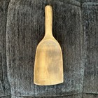 Vintage Hand Carved Wood Scoop Farmhouse Kitchen Rustic Decorative 7.5” — photo 1