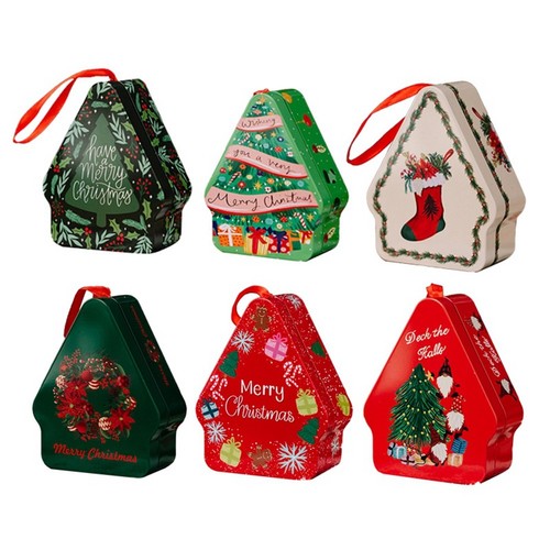 8 Boîtes En Fer Blanc Rondes De Noël - 7,5 X 4,5 Cm - Motifs Père Noël, Renne - Pour Bonbons, Biscuits, Décoration Ou Cadeaux