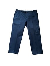 Charles Tyrwhitt Slim Fit Non-Iron Navy Blue Trousers Cotton Chinos 40x32