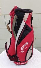 Callaway Big Bertha Golf Bag 6-Way Divider 7 Pockets Cart Bag Red W/Logo