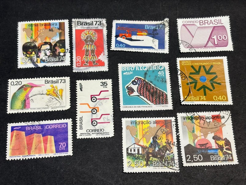 .29₵ Sale Brazil Modern Era Commemorative Stamps Lot