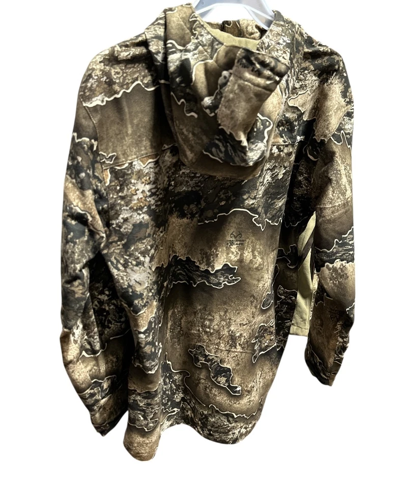 Realtree Waterproof Scent Control Hooded Jacket Men's Medium - Image 3 of 4