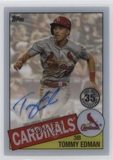 2020 Clearly Authentic 1985 Topps Baseball Tommy Edman #TBA-TE Auto r9d