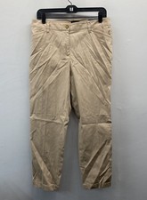 Talbots Women's Tan Perfect Chino Pants NWT Stretch Cotton Size 8P