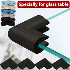4pc Glass Table Corner Protector Baby Safety Guard Soft NBR Foam Cushion Bumper