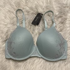 Natori 32DD Bra Blue Flawless Contour 721330 Underwire Back Closure NEW 79