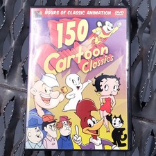 150 Cartoon Classics Hours of Classic Animation 4 Disc DVD Video