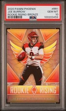 PSA 10 - 2020 Panini Phoenix Rookie Rising JOE BURROW RC Bronze 30/50 #RR1