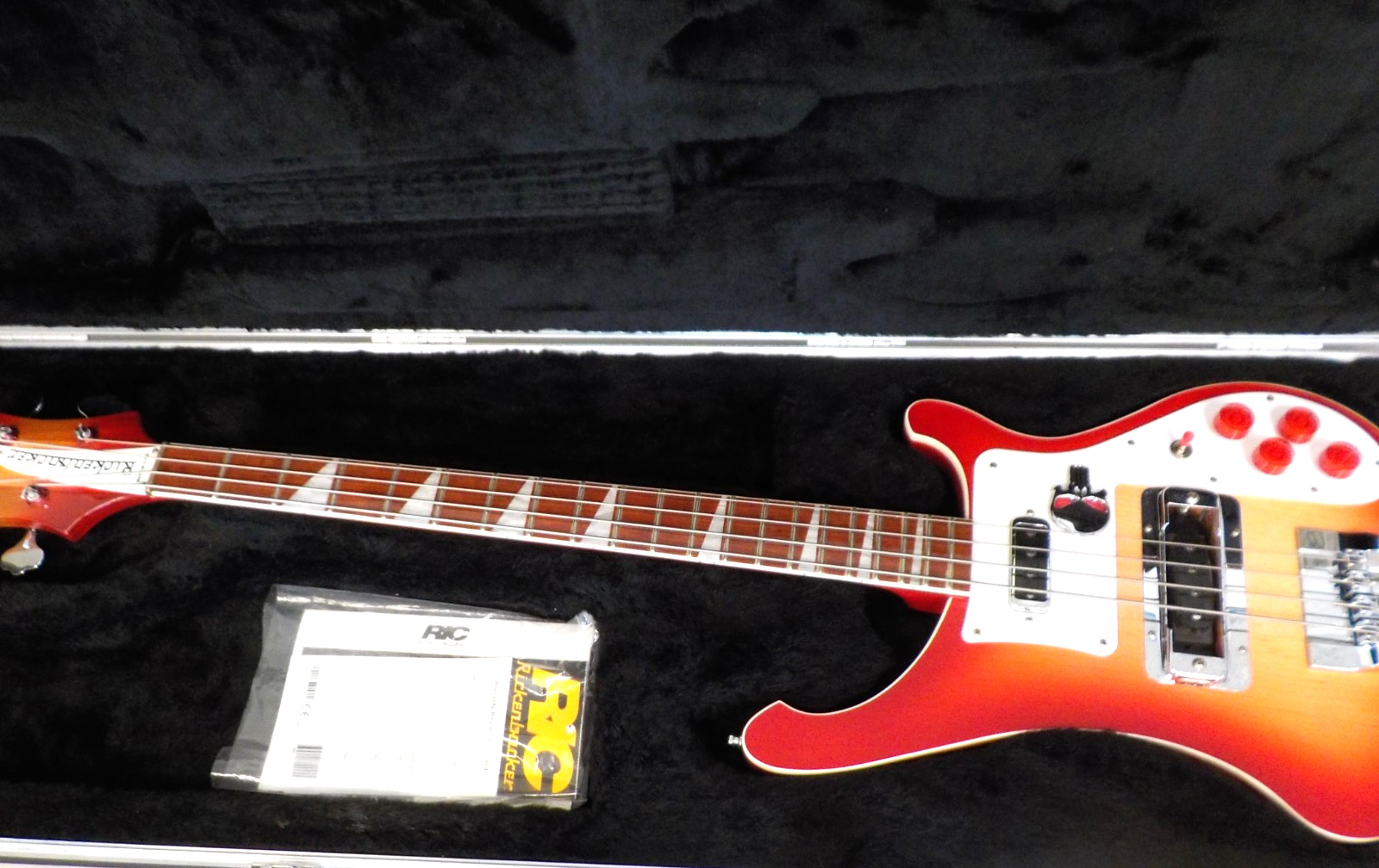 Rickenbacker 4003 FG (FIRE GLO) 2016 Bass Guitar W/ HARD CASE - FREE SHIPPING