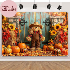 Fall Backdrop for Photography 7X5Ft - Upgraded Wrinkle-Resistant Washable Autumn