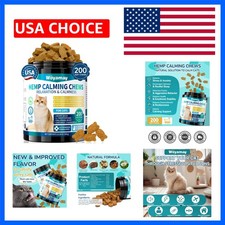 Cat Calming Chews, 200 Treats Calming Treats for Cats for Anxiety Stress Re...