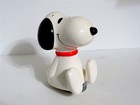 SNOOPY PEANUTS CHARLIE BROWN VINTAGE CERAMIC MUSIC BOX FIGURE FIGURINE 1984 — photo 1