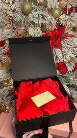 Luxury Satin Pajama Set &ndash; Perfect Ready Gift Women&rsquo;s Sleepwear with Box & Card